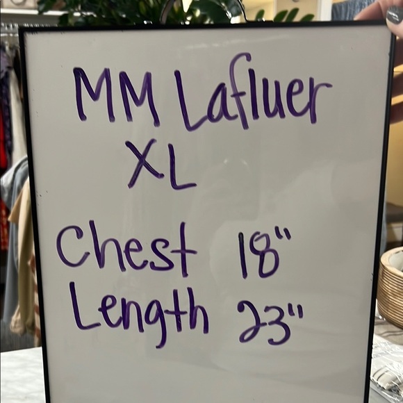 M.M. LaFleur Blush The Monica Silk Jersey Scoop Neck Top Size XL - Picture 9 of 13